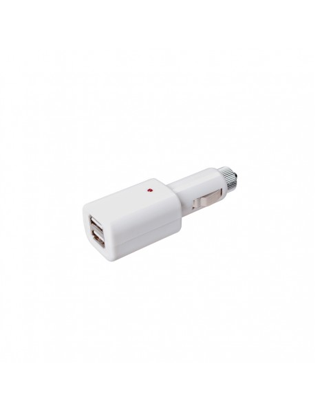 Nabíjačka USB duálna biela