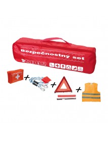 Bezpečnostný set , taška červená